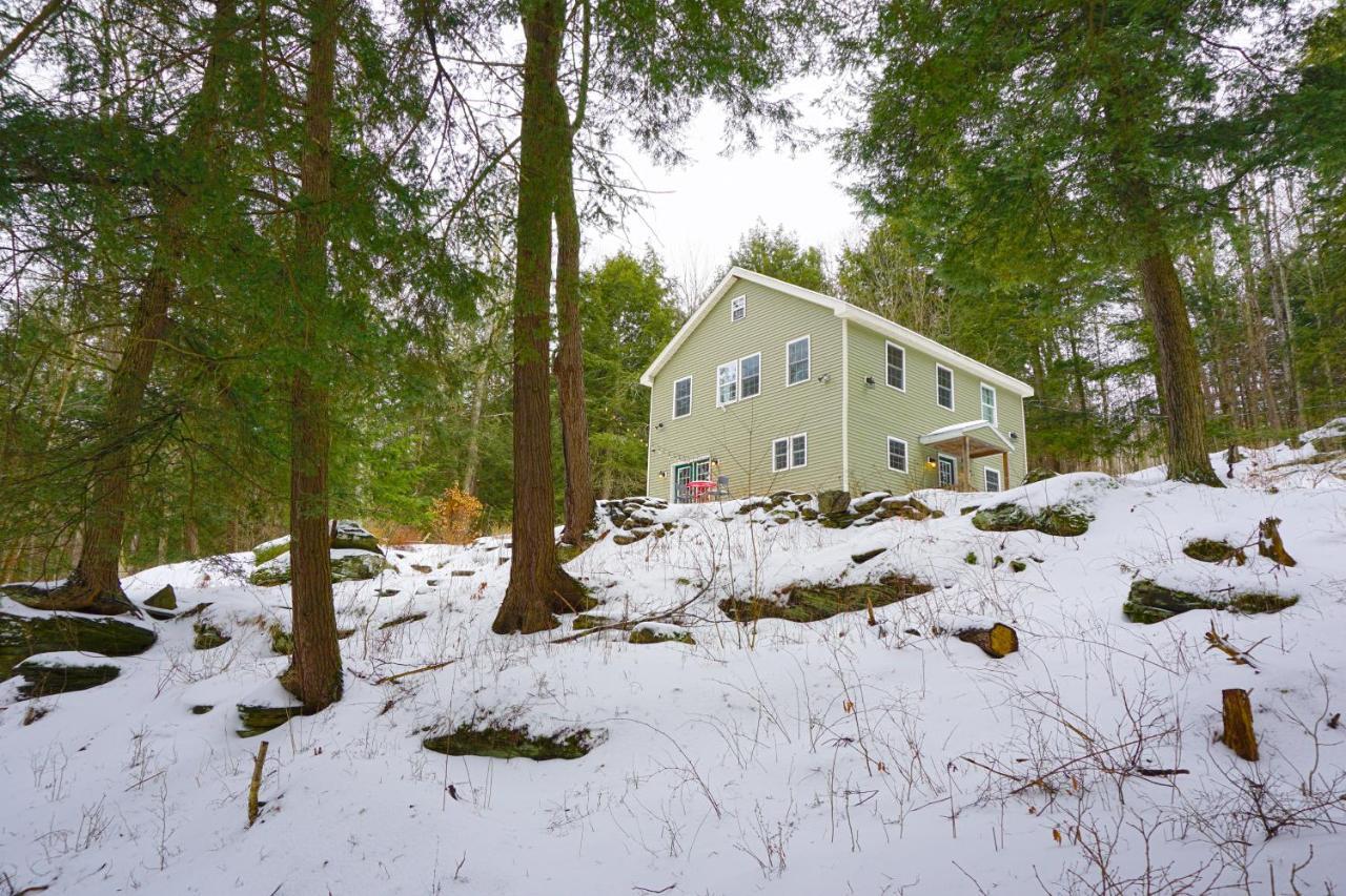 Secluded Streamside Home With Hot Tub Margaretville Eksteriør bilde