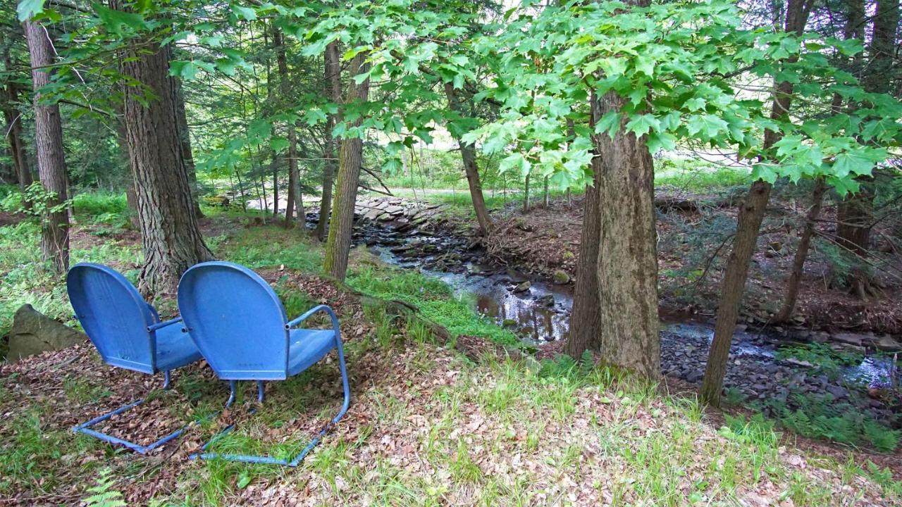 Secluded Streamside Home With Hot Tub Margaretville Eksteriør bilde